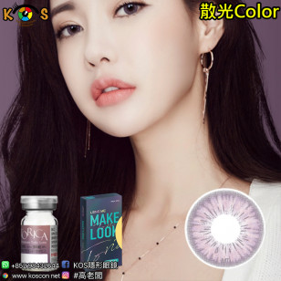 【散光】Lensme Make Look Torica Eyegee Violet 토리카 메이크룩 아이지 바이올렛 (난시 교정용) 每月抛棄散光彩妝隱形眼鏡